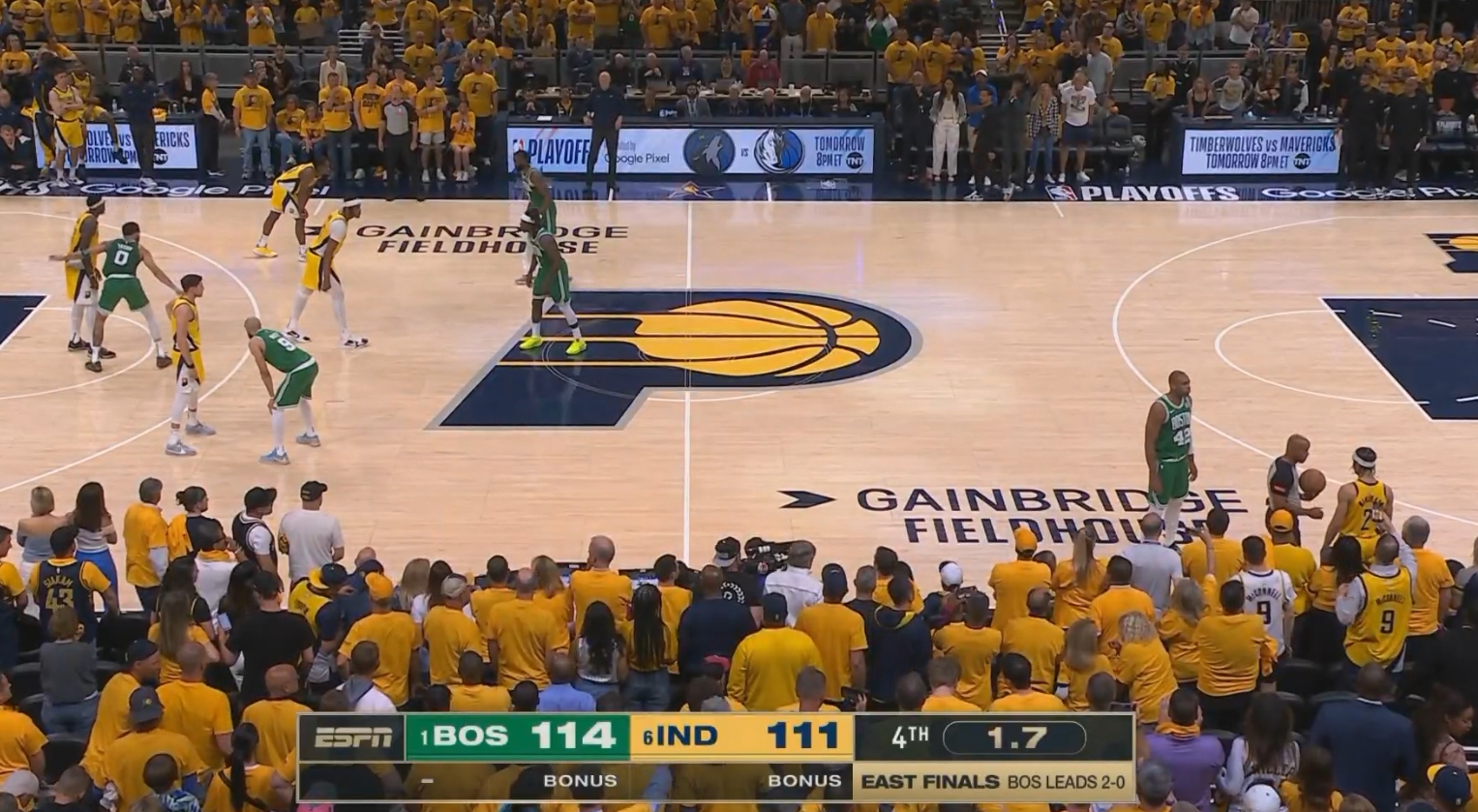 并不是偶然！步行者去年?yáng)|決G3曾用過(guò)相同戰(zhàn)術(shù)&可惜絕平綠軍未果