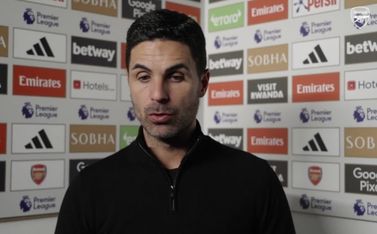 阿爾特塔：我們沒達到比對手強得多的水平和標準，祝賀西漢姆