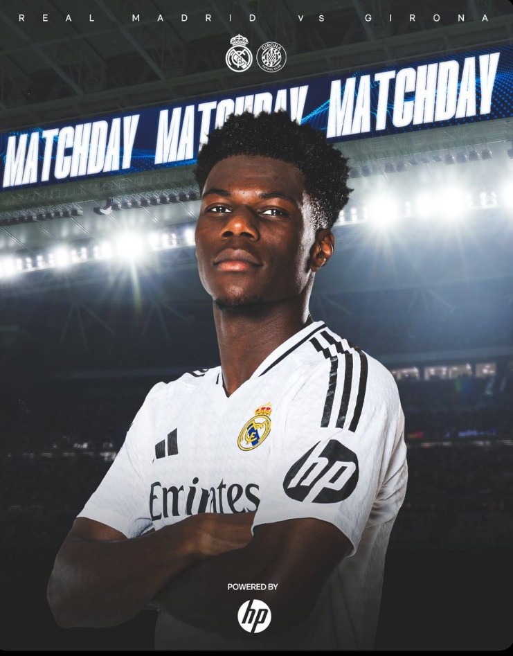 皇馬官方發(fā)布本輪對(duì)陣赫羅納海報(bào)，瓊阿梅尼單人出鏡