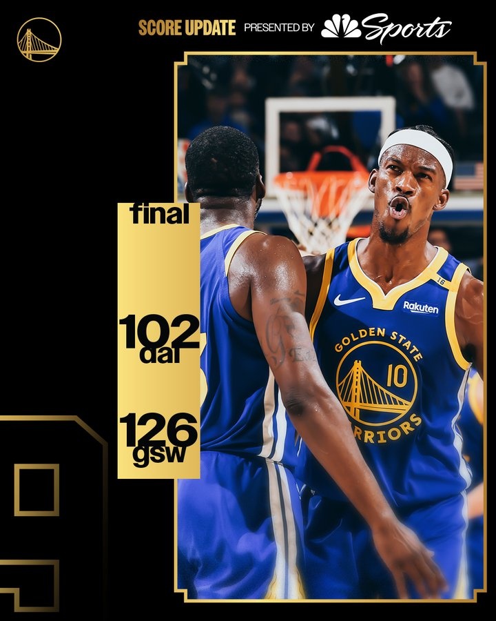 黑又硬！勇士官方曬贏球海報(bào) 追夢(mèng)、巴特勒攜手登上封面