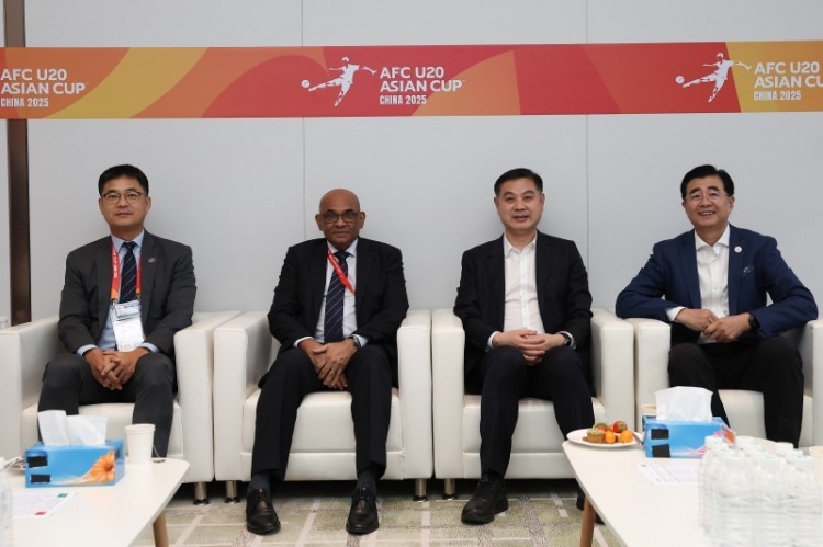 足協(xié)高層會見亞足聯(lián)秘書長，宋凱：希望更多青少年賽事在中國舉辦