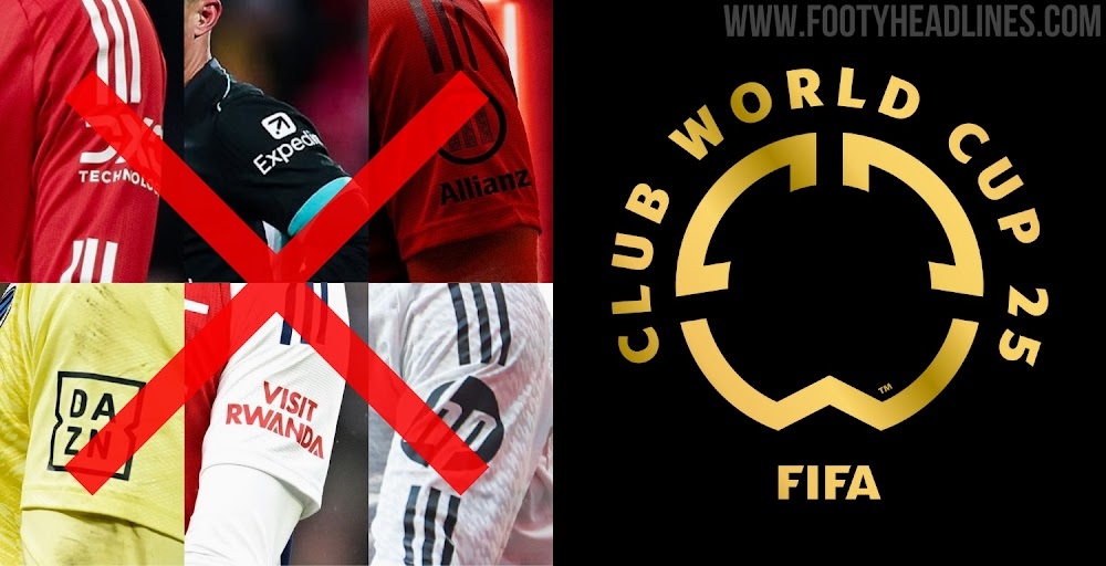 FIFA不允許世俱杯球隊(duì)有袖標(biāo)贊助，需貼上世俱杯徽標(biāo)