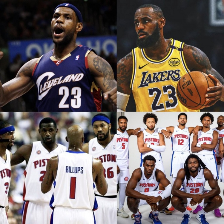 時(shí)隔17年！活塞上次8連勝詹姆斯場(chǎng)均30+7.9+7.2 現(xiàn)在24.7+7.8+8.7