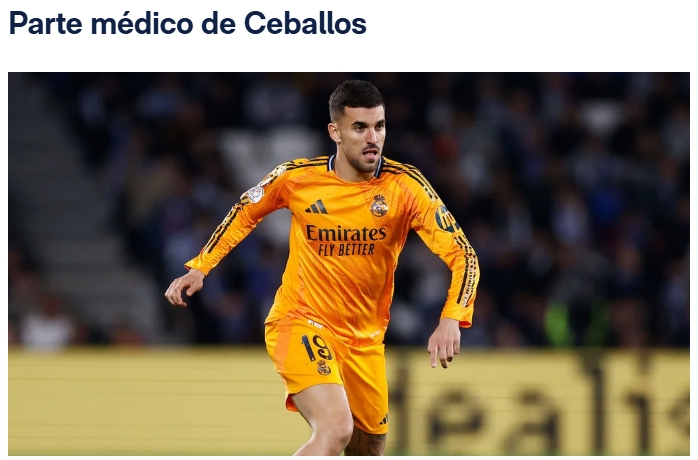 皇馬官方：塞巴略斯左腿半膜肌受傷&肌腱受損，預(yù)計(jì)將傷缺2個(gè)月