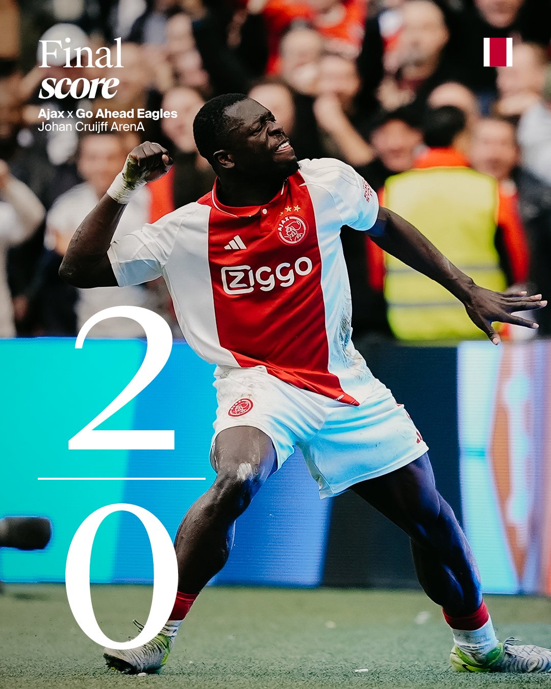 王者歸來！阿賈克斯豪取荷甲8連勝&領(lǐng)先第二5分，上賽季一度墊底