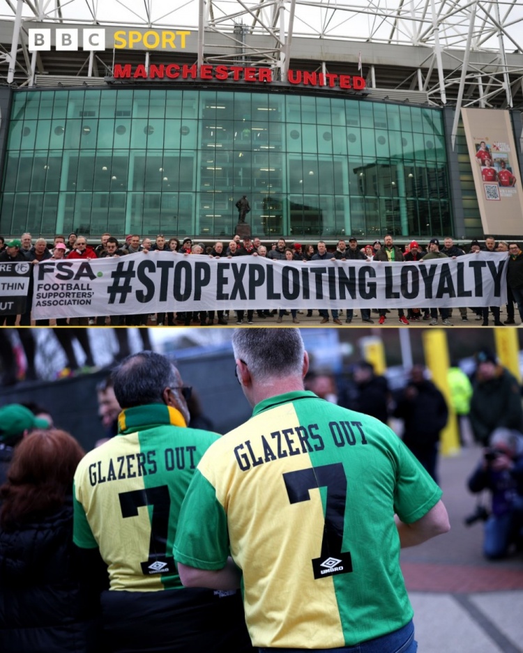 曼聯(lián)和富勒姆球迷賽前聯(lián)合抗議票價(jià)上漲，也有球迷繼續(xù)抵制格雷澤