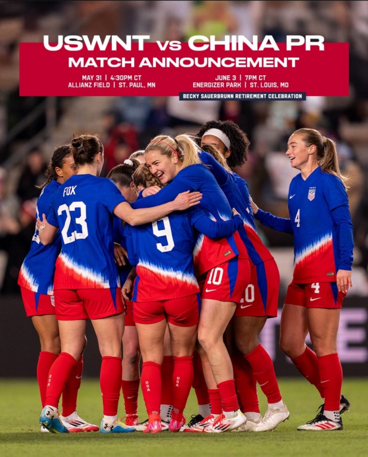 官方：中國女足將在5月底、6月初兩戰(zhàn)美國女足