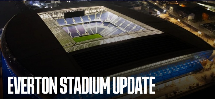可容納5萬人！埃弗頓官方：已達(dá)成新球場3.5億英鎊的長期融資協(xié)議
