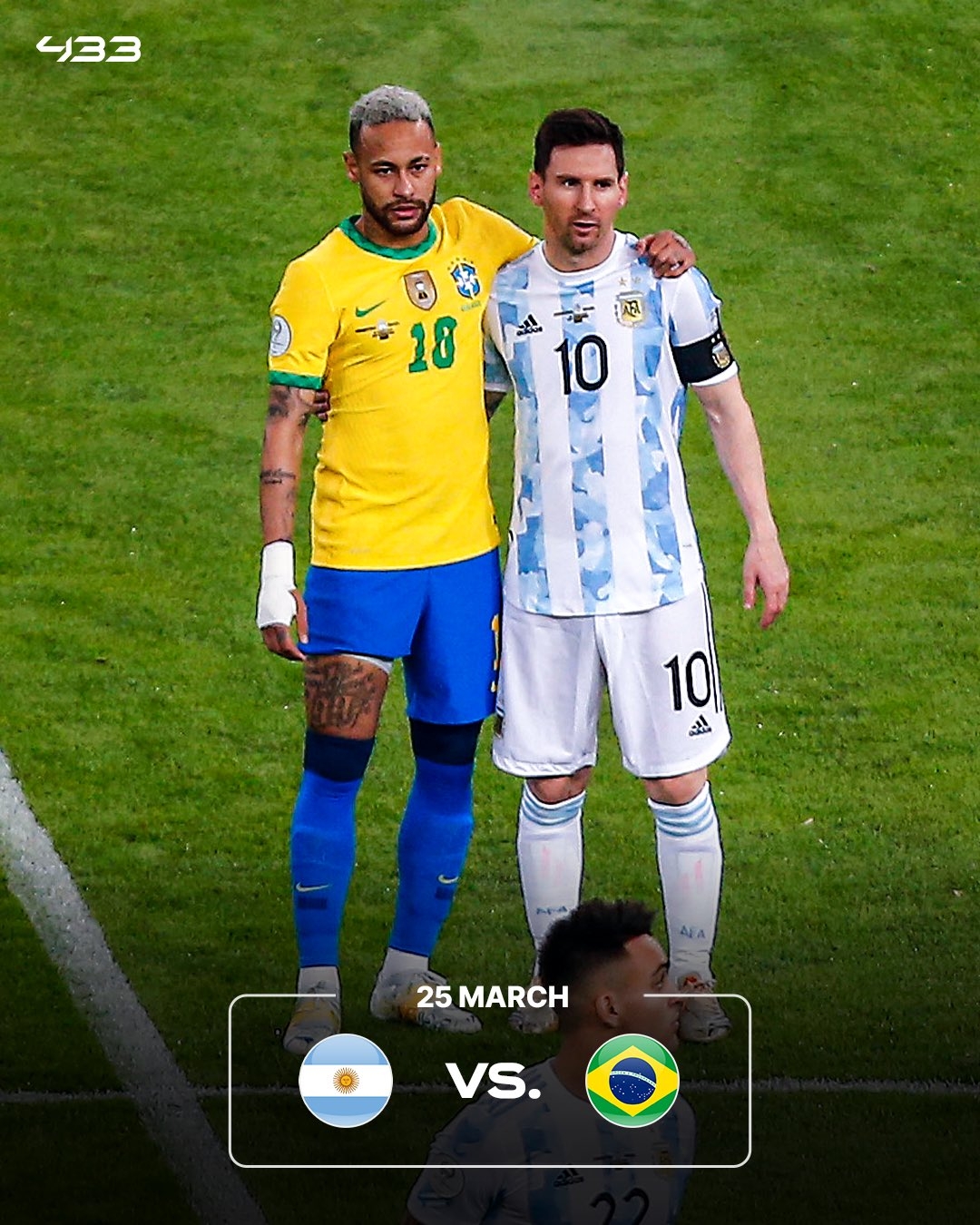 焦點(diǎn)戰(zhàn)老友重逢！內(nèi)馬爾重回國(guó)家隊(duì)，本月底將戰(zhàn)梅西領(lǐng)銜的阿根廷