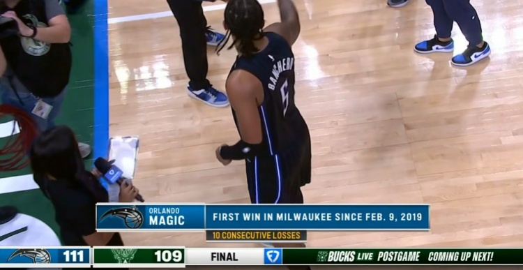 打破魔咒！魔術(shù)結(jié)束對(duì)雄鹿客場(chǎng)10連敗 上次取勝是2019年2月9日