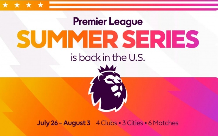 英超官方：伯恩茅斯、埃弗頓、曼聯(lián)、西漢姆將參加今年美國季前賽