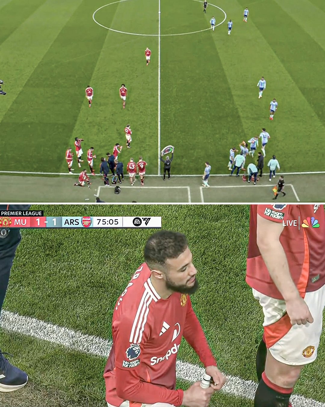 日落后開(kāi)齋！曼聯(lián)vs阿森納第76分鐘中斷，以供過(guò)齋月球員簡(jiǎn)單進(jìn)食