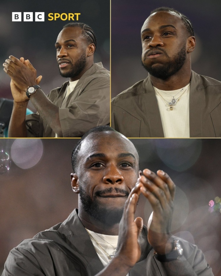 安東尼奧自車禍后首次回歸主場看球，兩隊球迷送上掌聲和歡呼聲