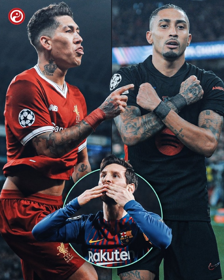 拉菲尼亞單賽季歐冠參與16球是巴西第二人，巴薩隊史僅次12年梅西