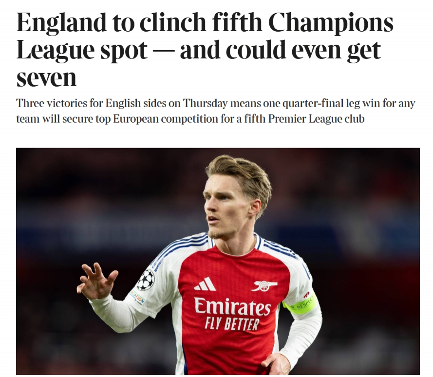 英超盛世?極端情況下，英超下賽季最多可以有7支球隊踢歐冠！