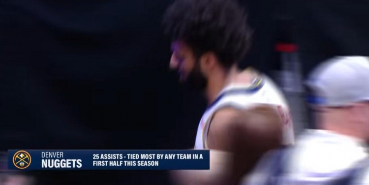 讓球流轉(zhuǎn)起來！掘金半場(chǎng)25助平賽季所有球隊(duì)紀(jì)錄