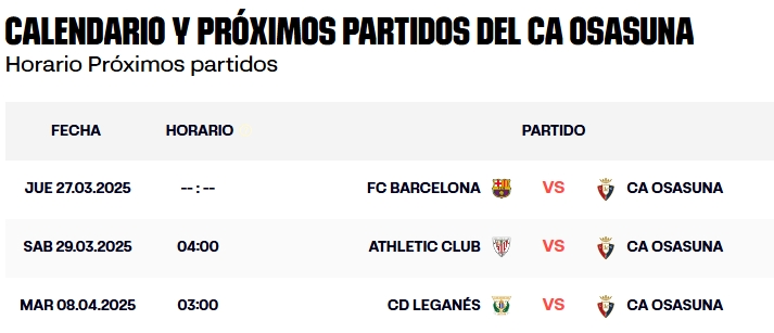 逆天賽程！奧薩蘇納27日、28日連踢兩輪西甲，兩天兩賽“背靠背”