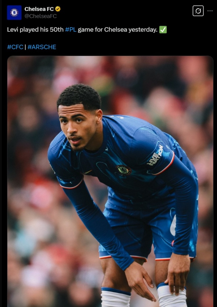 已成后防中堅(jiān)，科爾維爾達(dá)成切爾西生涯50場(chǎng)英超里程碑