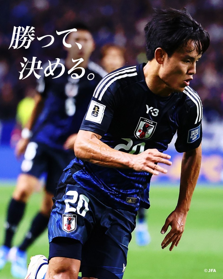 日本隊曬久保建英等球員海報預熱對陣巴林，獲勝將提前出線