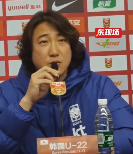 韓國U22男足主帥：中國20歲左右有特別好的球員，韓國人才稀少