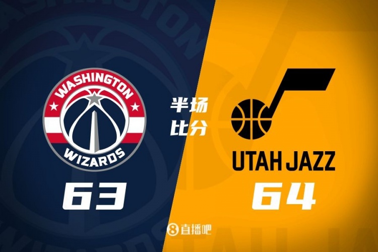 狀元之爭！半場戰(zhàn)報：奇才63-64落后爵士 薩爾20分&塞克斯頓16分