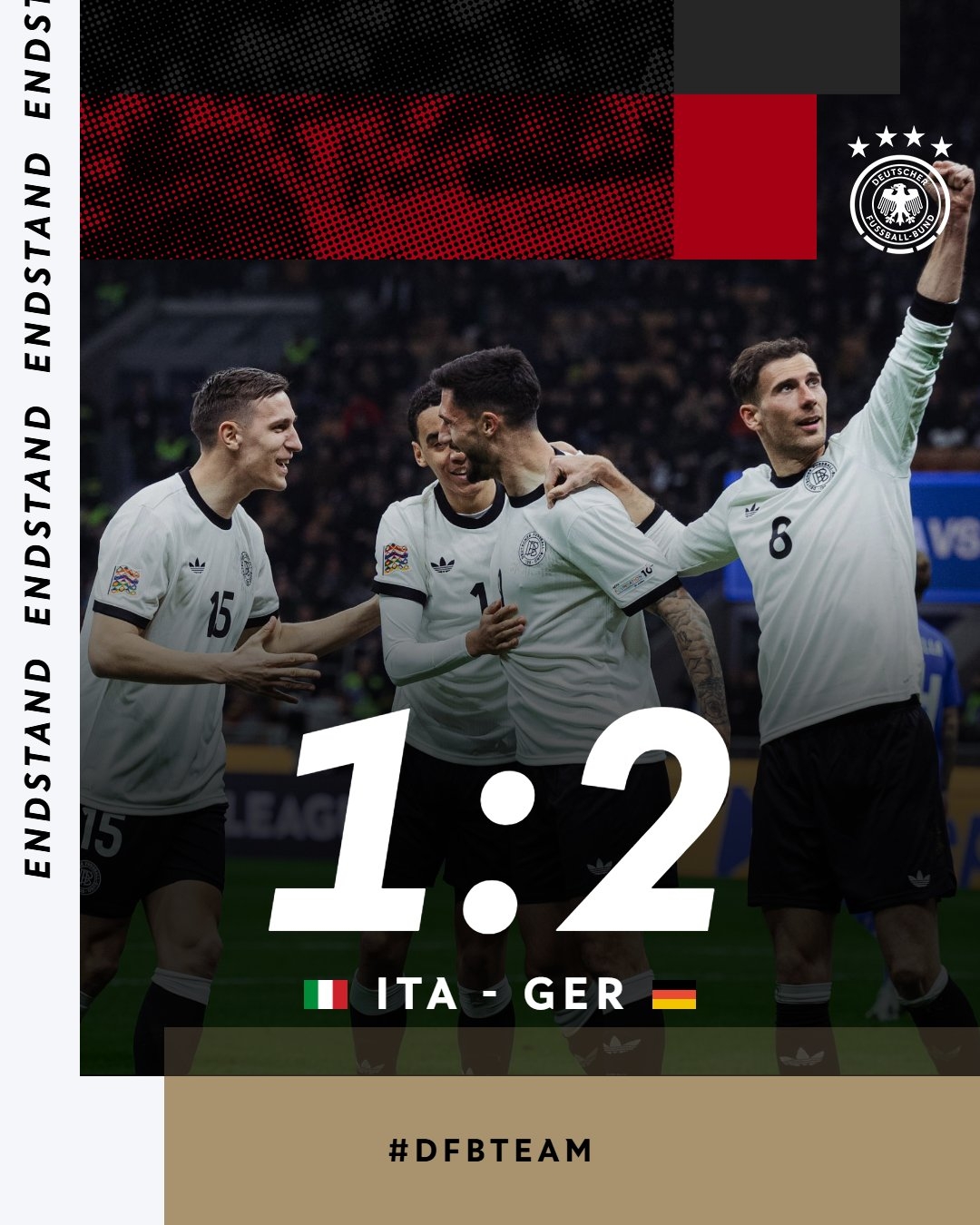 意大利vs德國有60334人現(xiàn)場(chǎng)觀戰(zhàn)，球票收入168萬歐創(chuàng)造新紀(jì)錄