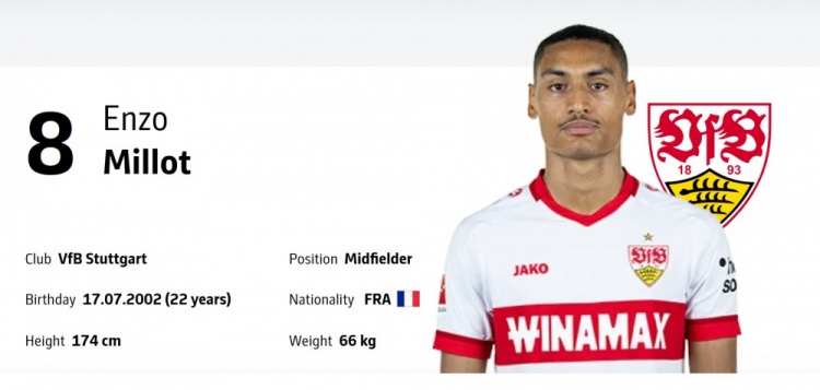 圖片報(bào)：阿森納、熱刺、利雅得勝利關(guān)注斯圖加特中場恩佐-米洛