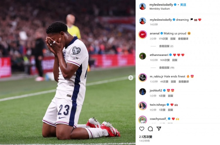 槍手官方&恩瓦內(nèi)里送祝賀！斯凱利社媒紀(jì)念首秀破門：活在夢中！