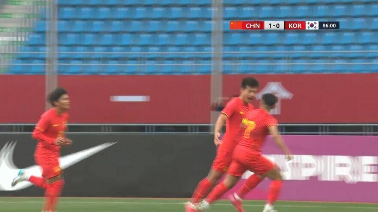 U22國足1-0韓國全場數(shù)據(jù)：控球率49%落后韓國，10射7正領(lǐng)先對手