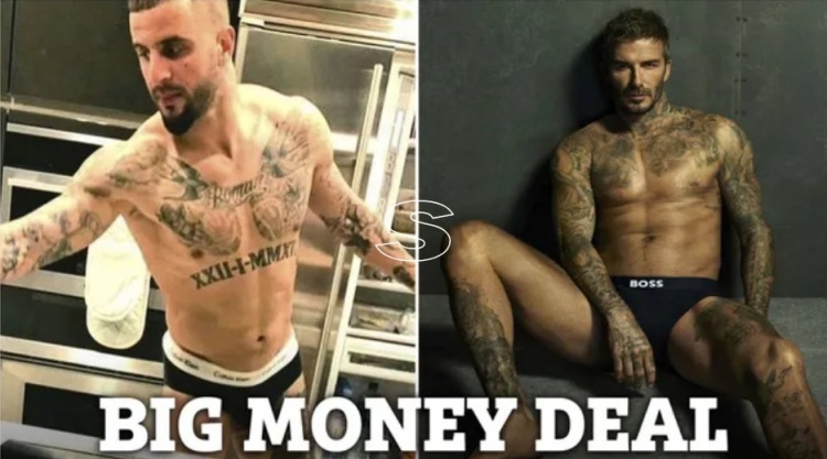 太陽報：沃克與知名品牌簽下內(nèi)褲代言合同，合同金額為六位數(shù)