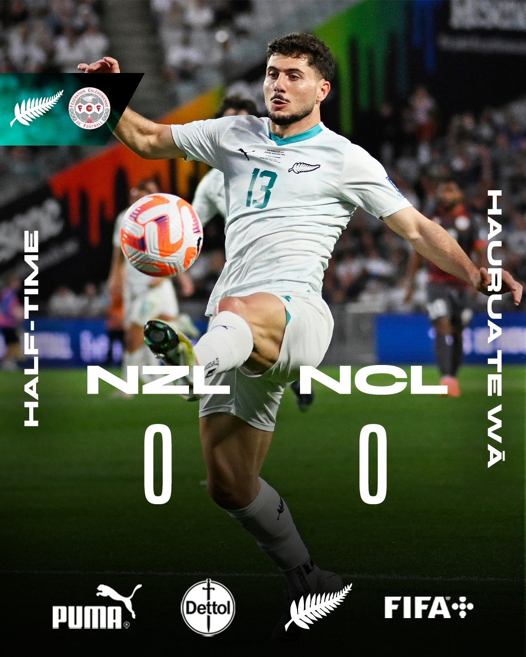 難道真要？新西蘭和新喀里多尼亞上半場(chǎng)竟戰(zhàn)成0-0平