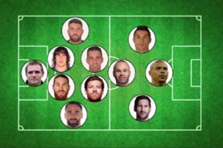 費蘭評歷史最佳陣容：梅西、C羅、大羅、伊涅斯塔在列