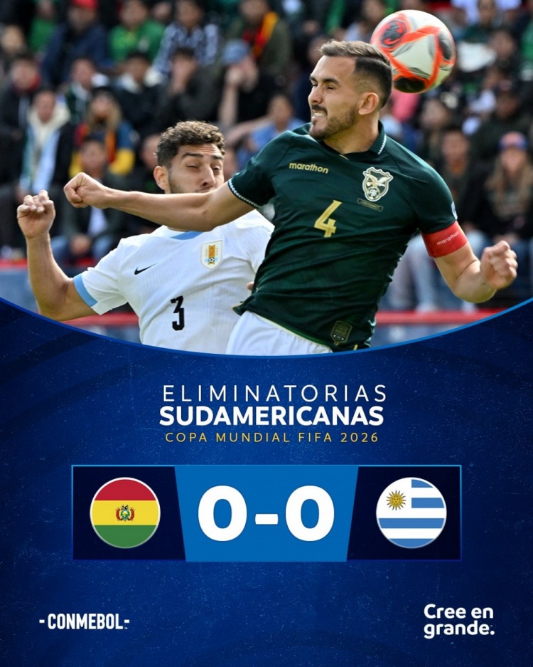 怎么了？烏拉圭近12場(chǎng)比賽常規(guī)時(shí)間僅1勝，本輪對(duì)玻利維亞零射正