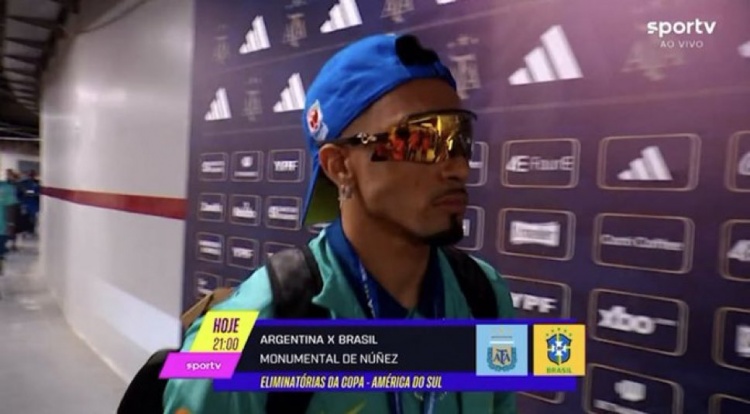 賽前放狠話要干阿根廷！拉菲尼亞已經(jīng)抵達紀念碑球場