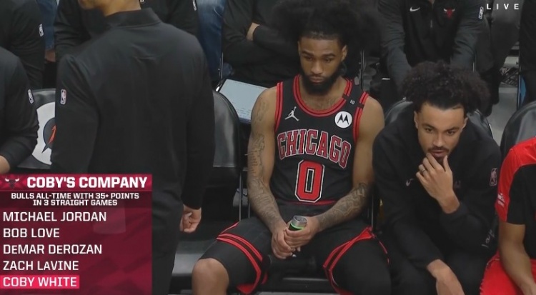 別拿懷特不當(dāng)科比！科比-懷特連續(xù)3場得分35+ 隊史比肩喬丹&拉文