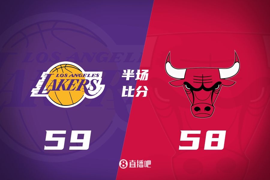 文森特壓哨三分&詹姆斯10+5+7！湖人半場反超公牛1分