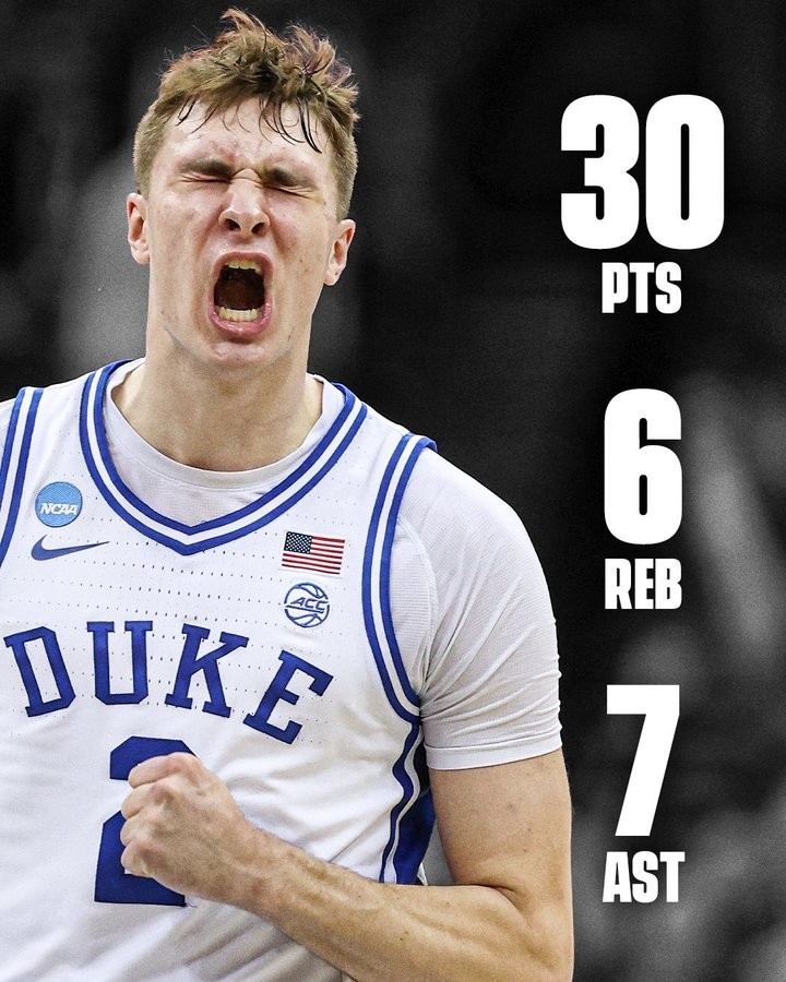 不負盛名！弗拉格NCAA錦標賽砍下30分6板7助 杜克男籃首人