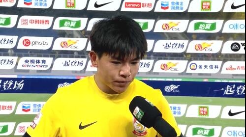 徐彬：我們整場高位壓迫給海港很大壓力，可惜沒能拿下比賽
