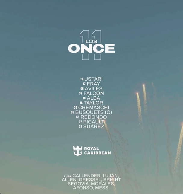 邁阿密vs費城聯合首發(fā)：梅西替補，蘇亞雷斯、布斯克茨先發(fā)