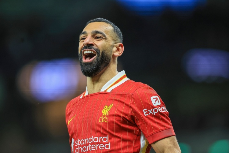 薩拉赫為利物浦打進241球追平戈登-霍奇森，并列隊史第三