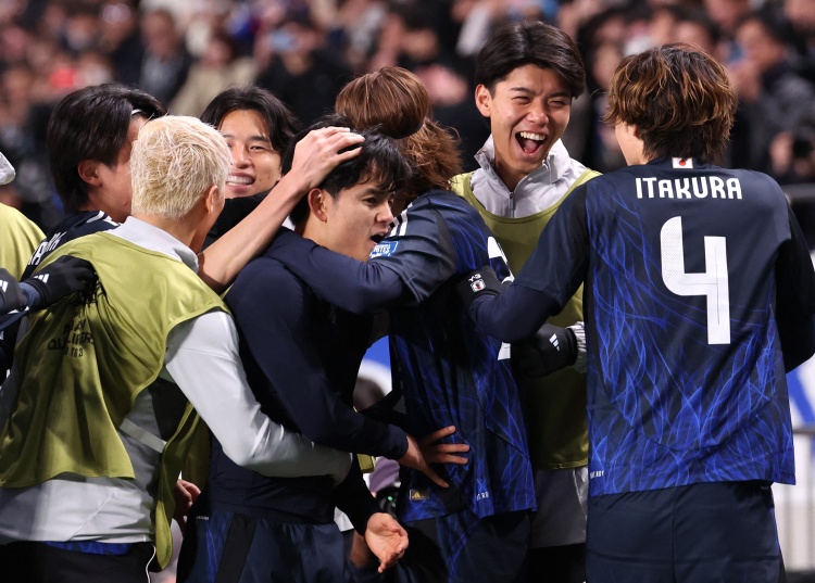 日本隊(duì)22名旅歐球員中15人來(lái)自五大聯(lián)賽，是22年3月出線時(shí)的兩倍