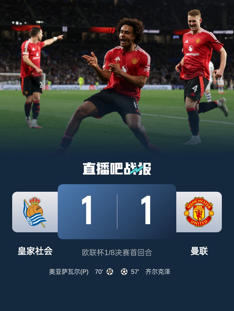 能否拿下歐聯(lián)杯？曼聯(lián)本賽季歐聯(lián)杯繼續(xù)不敗，9場(chǎng)5勝4平